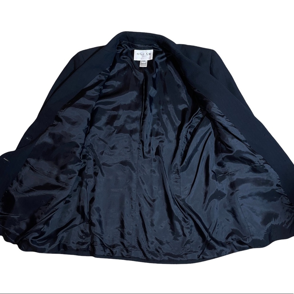 Oscar De La Renta Blazer Black Size 14 - Picture 4 of 6